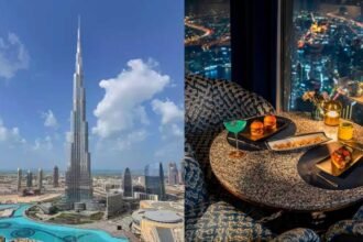 Meal in the Burj Khalifa