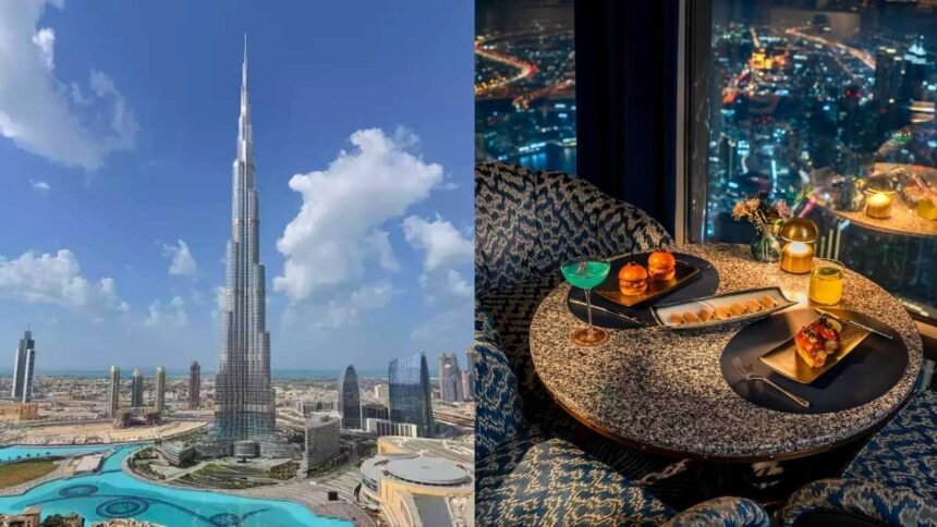 Meal in the Burj Khalifa
